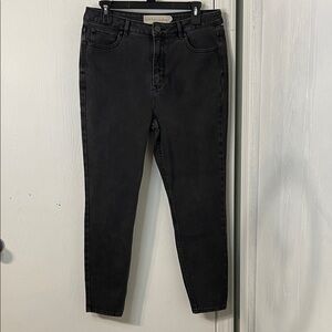 Soft Surroundings Like New High Rise Black Denim Jeans Size 12